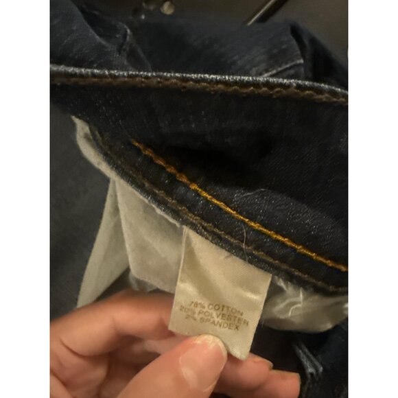 Avenue J Womens Distressed Straight Leg Blue Denim Jeans Size 22W - Picture 10 of 10